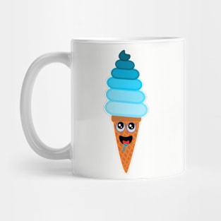 Cute Ice Cream Face Mug